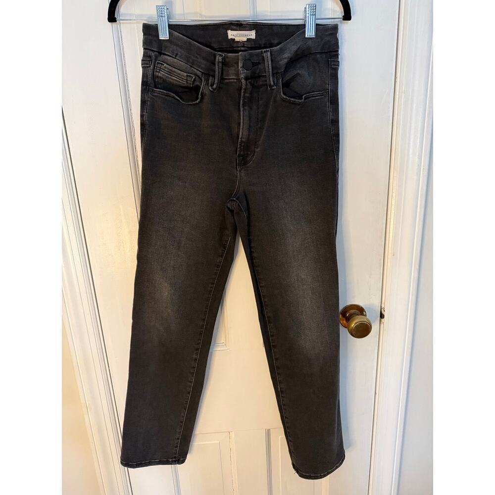 Good American Black Jeans Size 4